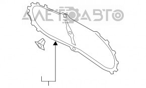 Izolarea capotei VW Passat b8 16-19 SUA nouă originală OEM