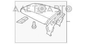 Подлокотник VW Passat b8 16-19 USА кожа черн