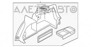 Capacul arcului drept VW Passat b7 12-15 SUA