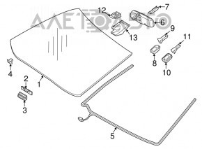 Geam parbriz Lexus ES300h ES350 13-18