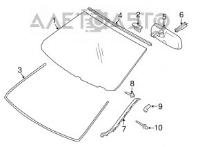 Geam parbriz Lexus IS250 IS350 06-09