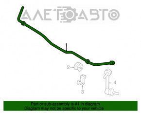 Stabilizator spate Nissan Murano z51 09-14 AWD