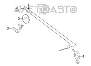 Biela stabilizator spate stanga Nissan Maxima A36 16 - nou original OEM