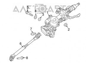 Рулевая колонка Kia Sorento 16-18