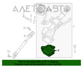 Блок управления рулевой колонкой Hyundai Tucson 16-18