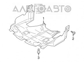 Защита двигателя Subaru XV Crosstrek 13-17