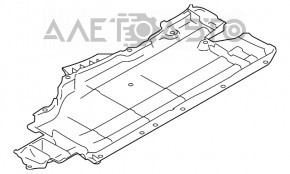 Protecție pentru podea dreapta Subaru XV Crosstrek 13-17