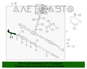 Capăt de direcție dreapta Hyundai Santa FE Sport 13-18 nou OEM original