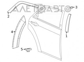 Capac usa laterala dreapta spate Dodge Charger 11-