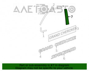 Capac usa fata dreapta Jeep Grand Cherokee WK2 11-21