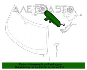 Oglindă interioară auto-întunecătoare Chrysler 300 11-17