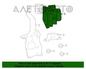 ABS АБС Honda Accord 18-22 hybrid