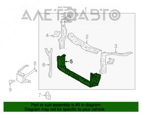 Bara de televizor de jos Toyota Camry v40