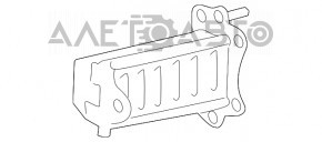 Grila amplificatorului de bara fata dreapta Lexus IS 14-16, nou, original OEM