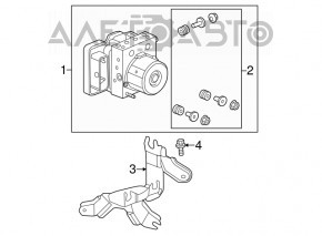 ABS ABS Honda CRV 12-13 pre-restilizare