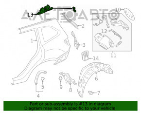 Blocare capac rezervor combustibil Subaru Forester 19- SK