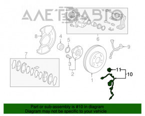 Senzor ABS frontal stânga Honda HR-V 16-22