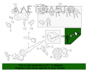 Ключ Subaru Forester 14-18 SJ 4 кнопки