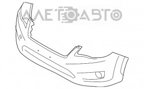 Бампер передний голый Subaru XV Crosstrek 13-17