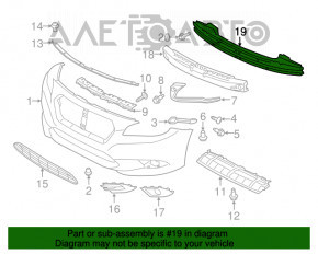 Amplificatorul de bara fata pentru Subaru Legacy 15-17 pre-restilizare