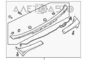 Lampa interioară pentru capacul portbagajului Mitsubishi Eclipse Cross 18-