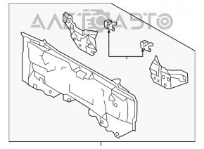 Panoul din spate al unui Lexus CT200h 11-17