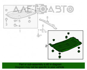 Protecția spate stânga a Toyota Camry v40 are zgârieturi