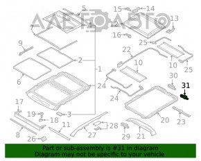 Motorul de deschidere a capotei Mitsubishi Eclipse Cross 18-