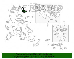 Capacul schimbatorului de viteze pentru cutia de viteze Lexus GX470 03-09