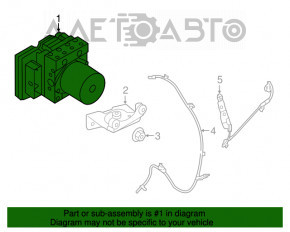 ABS АБС Kia Sorento 16-18 FWD