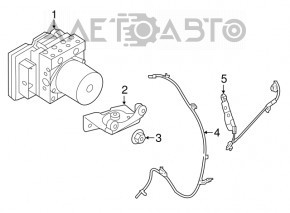 ABS АБС Kia Sorento 16-18 FWD