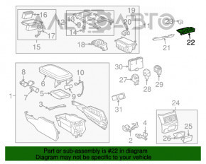 Панель кнопок управления режимами Lexus GS450h 06-11 с кнопками, сломано крепление