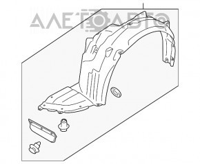 Bara de protecție față dreapta Subaru Outback 10-14