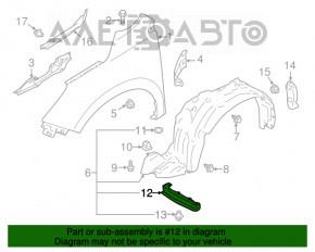 Bara noroi roata fata dreapta Subaru Forester 14-18 SJ