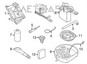 Spumă de polistiren pentru instrumentul VW Beetle 12-19