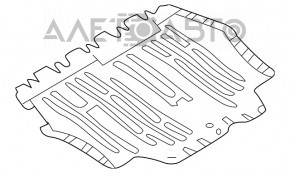 Protecția motorului VW Passat b7 12-15 SUA motor diesel