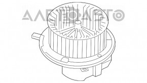 Motorul ventilatorului de încălzire VW Beetle 12-19