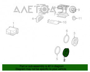 Difuzor ușă față stânga VW Beetle 12-19