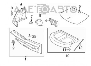 Capac portbagaj VW Beetle 12-19