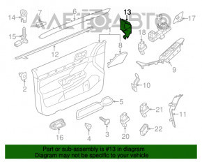 Capac oglindă interioară stânga VW Jetta 11-18 SUA