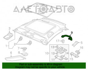 Ручка потолка левая VW Beetle 12-19 беж