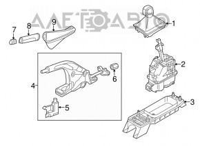 Maneta frânei de mână VW Golf 15-