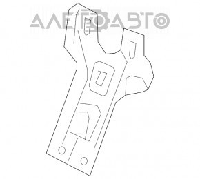 Bara de blocare a capotei VW Golf 15- nouă originală OEM