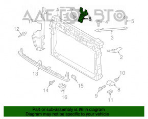 Bara de blocare a capotei VW Golf 15- nouă originală OEM