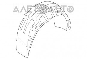 Aripa spate stânga VW Golf 15-