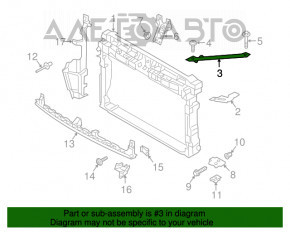 Suport TV geana dreapta VW Golf 15 - nou original OEM