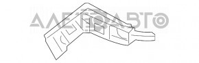 Suportul pentru bara spate dreapta, partea de sus, VW Golf 15-17, nou, original OEM.