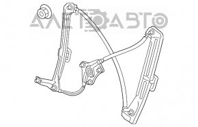 Fereastra electrică mecanismul dreapta față VW Golf 15-