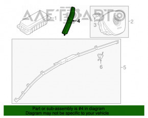 Airbagul pentru scaunul drept al VW Golf 15-