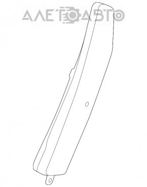 Airbagul pentru scaunul drept al VW Golf 15-